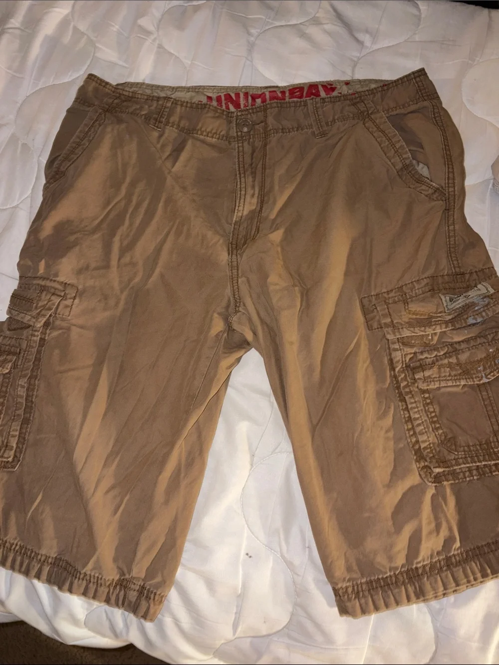 Men's Black Cargo Shorts with Utility Pockets by